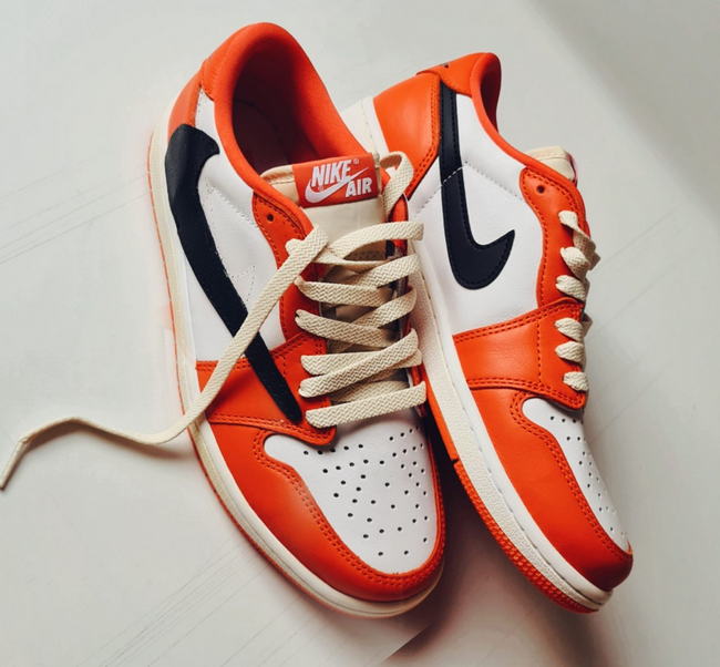 Men's Running Weapon Air Jordan 1 Low Orange Shoes 0273 Men's Running Weapon Air Jordan 1 Low Orange Shoes 0273